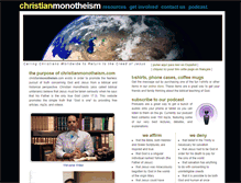 Tablet Screenshot of christianmonotheism.com